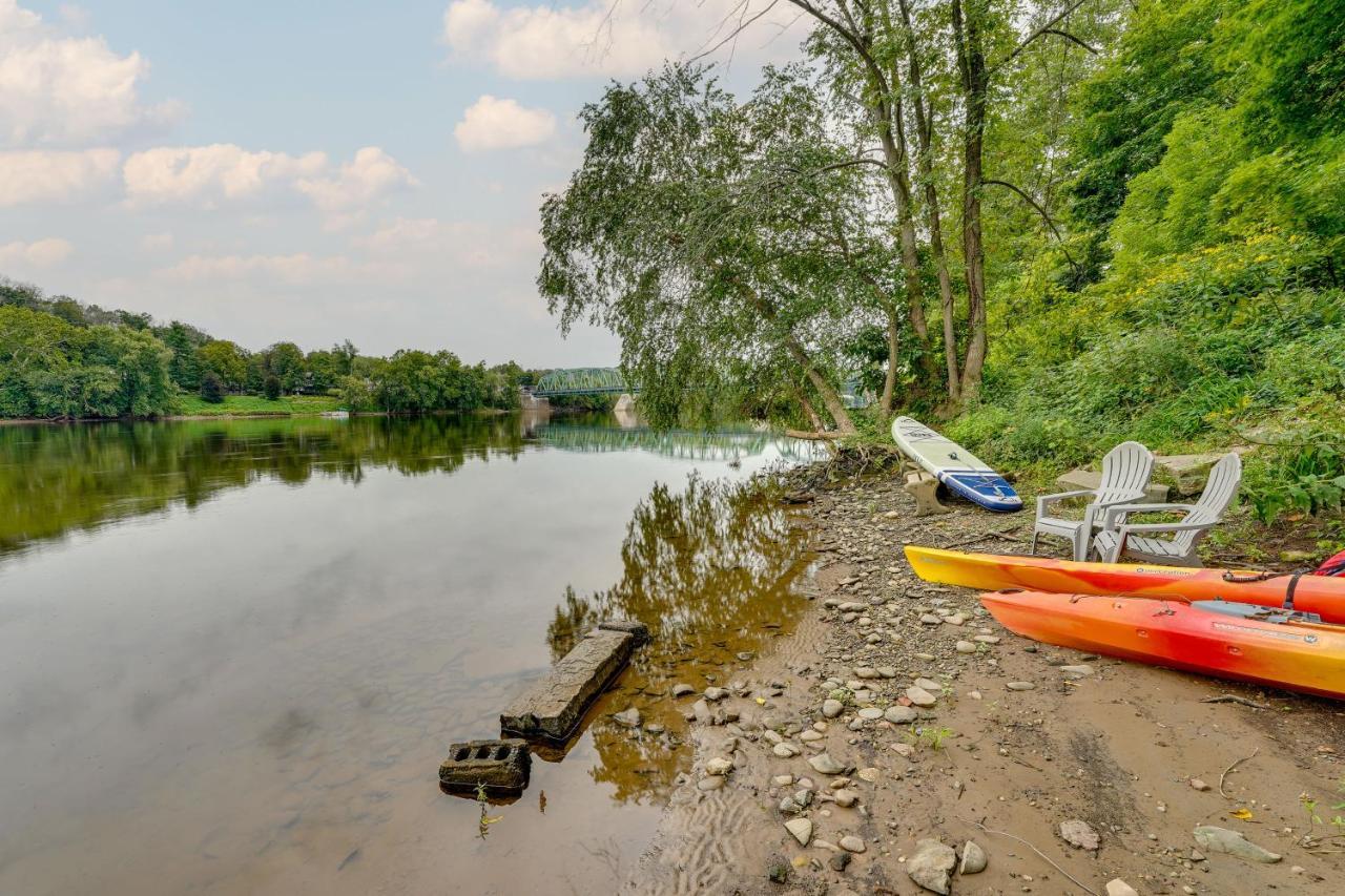 Upper Black Eddy Home With Delaware River Access! Eksteriør billede